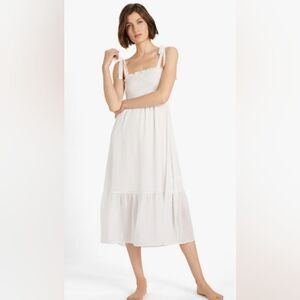 Kate Spade Women's Midi Chemise, Color White, Size Small